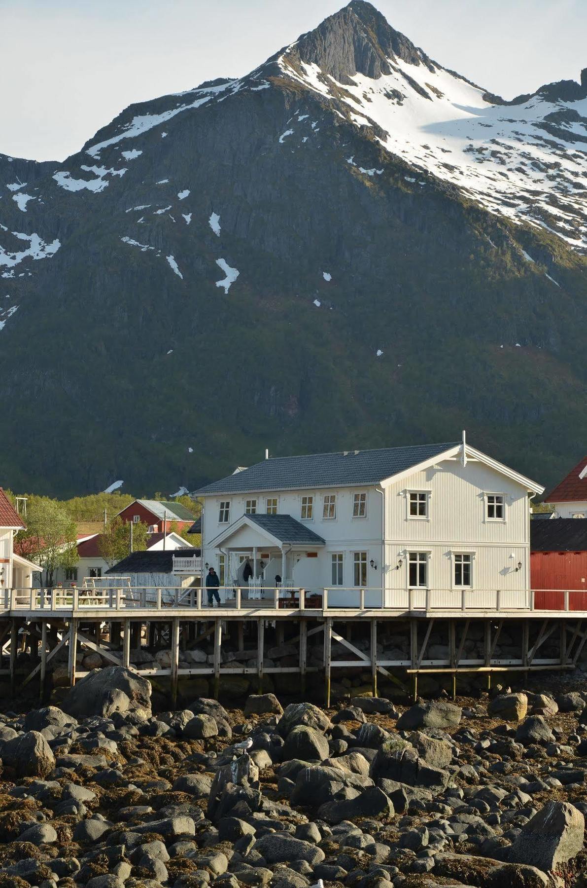 ホテル Mefjord Brygge トロムソ エクステリア 写真