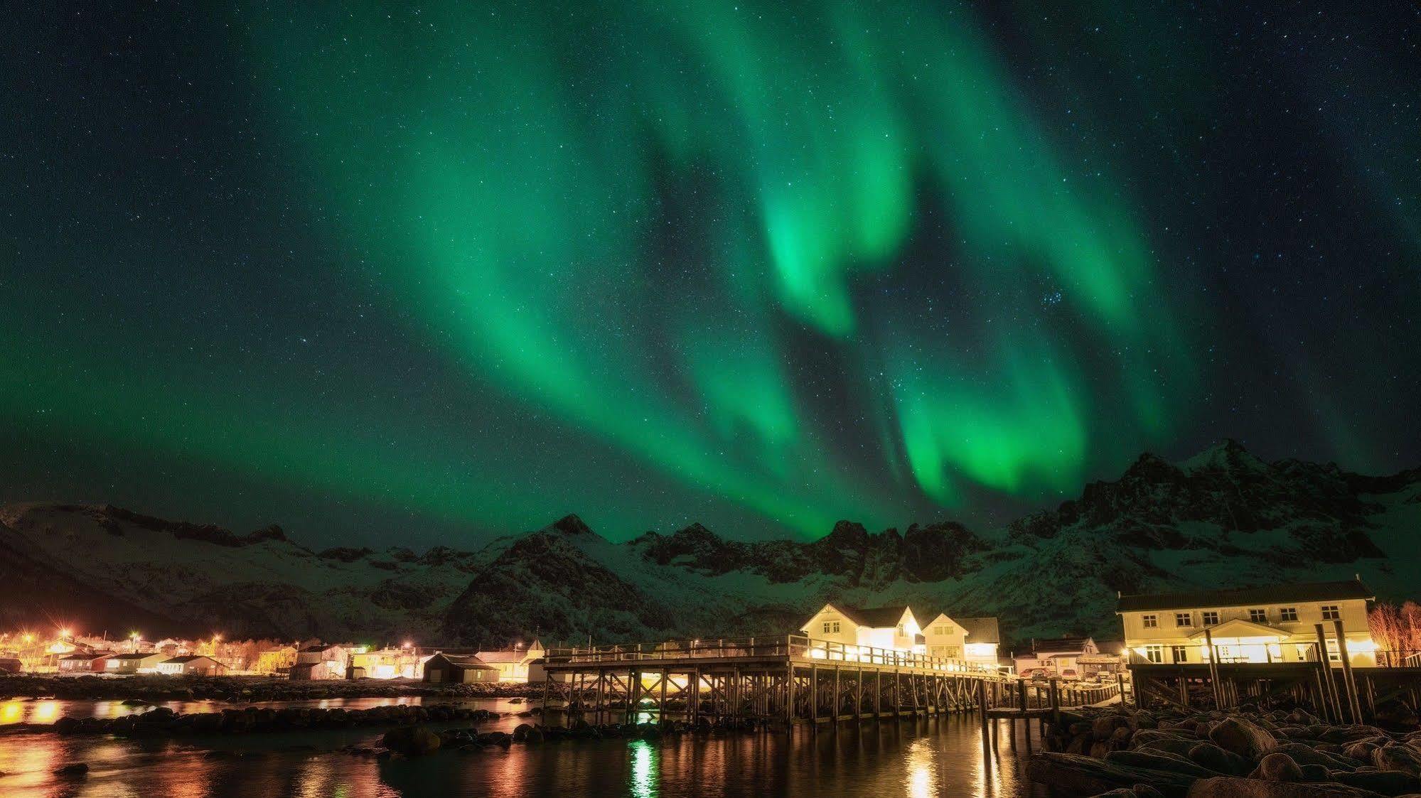 ホテル Mefjord Brygge トロムソ エクステリア 写真