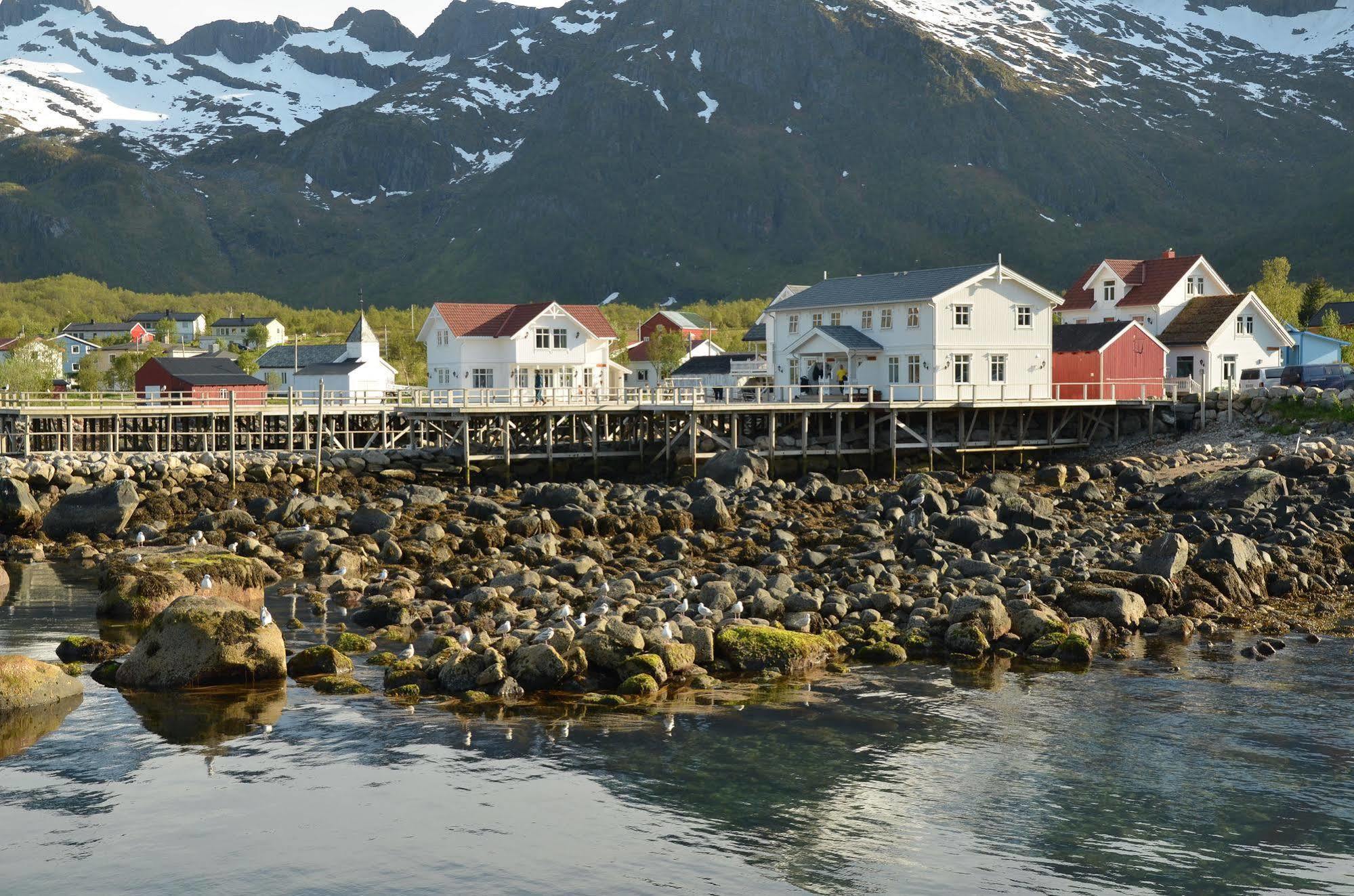 ホテル Mefjord Brygge トロムソ エクステリア 写真