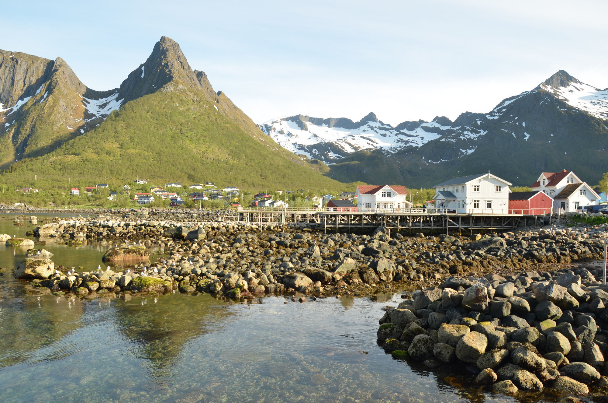 ホテル Mefjord Brygge トロムソ エクステリア 写真